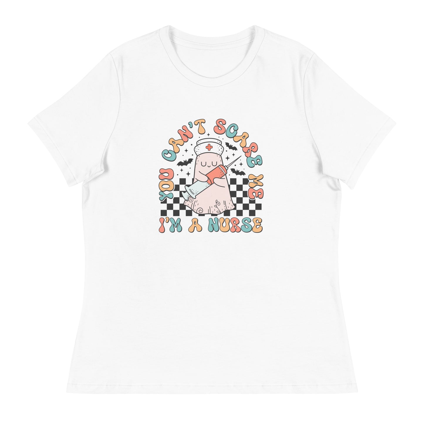 Nurse Halloween Shirt, Can’t Scare Me T-Shirt
