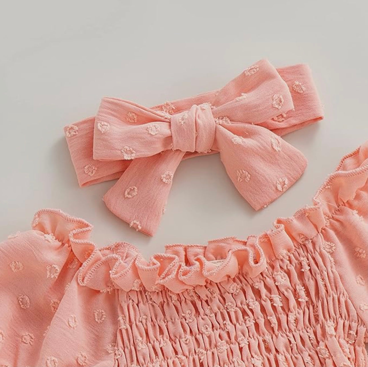 Peach Melba Baby Romper