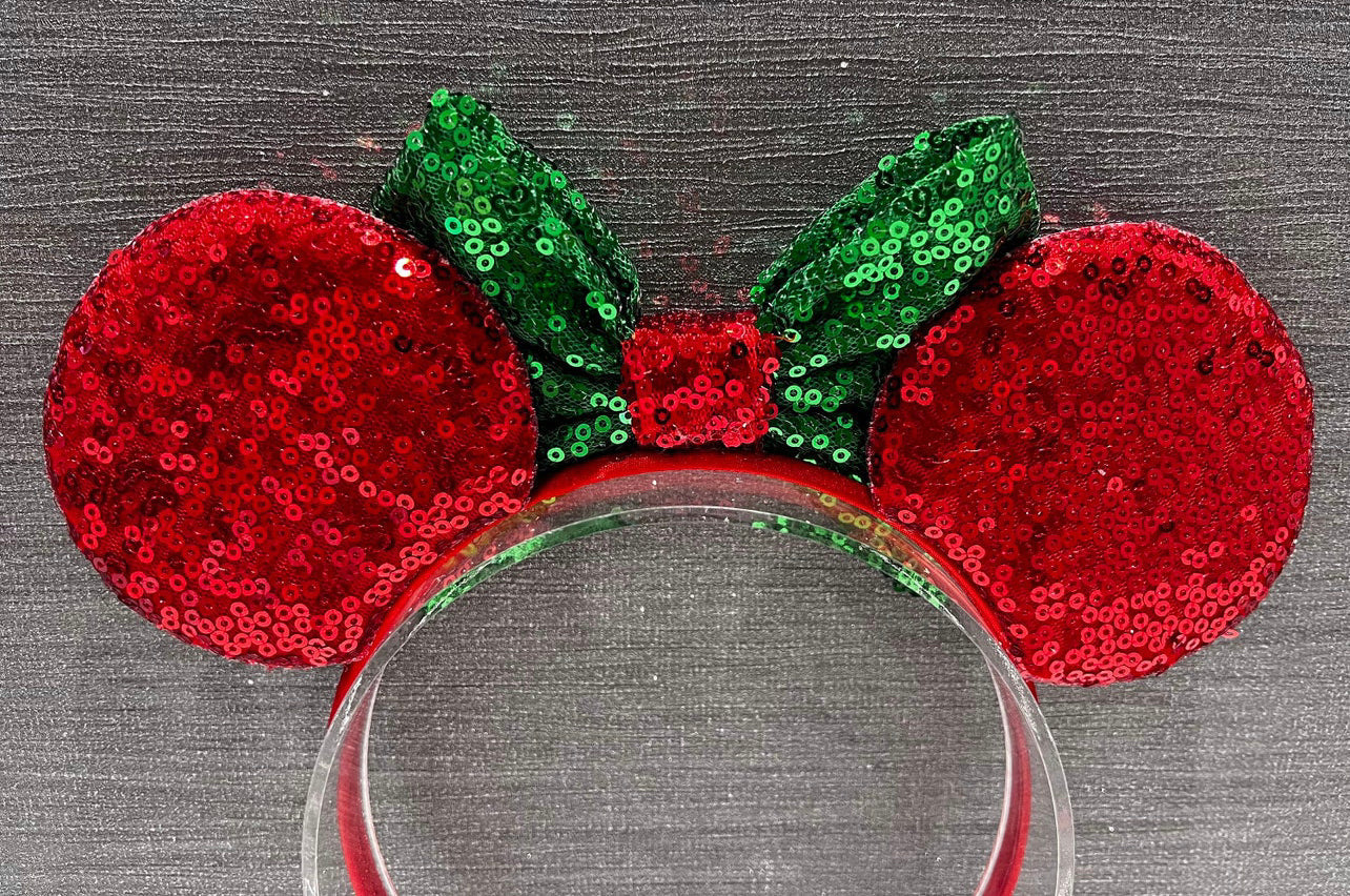 Christmas Snowflake Mouse Ears Headband