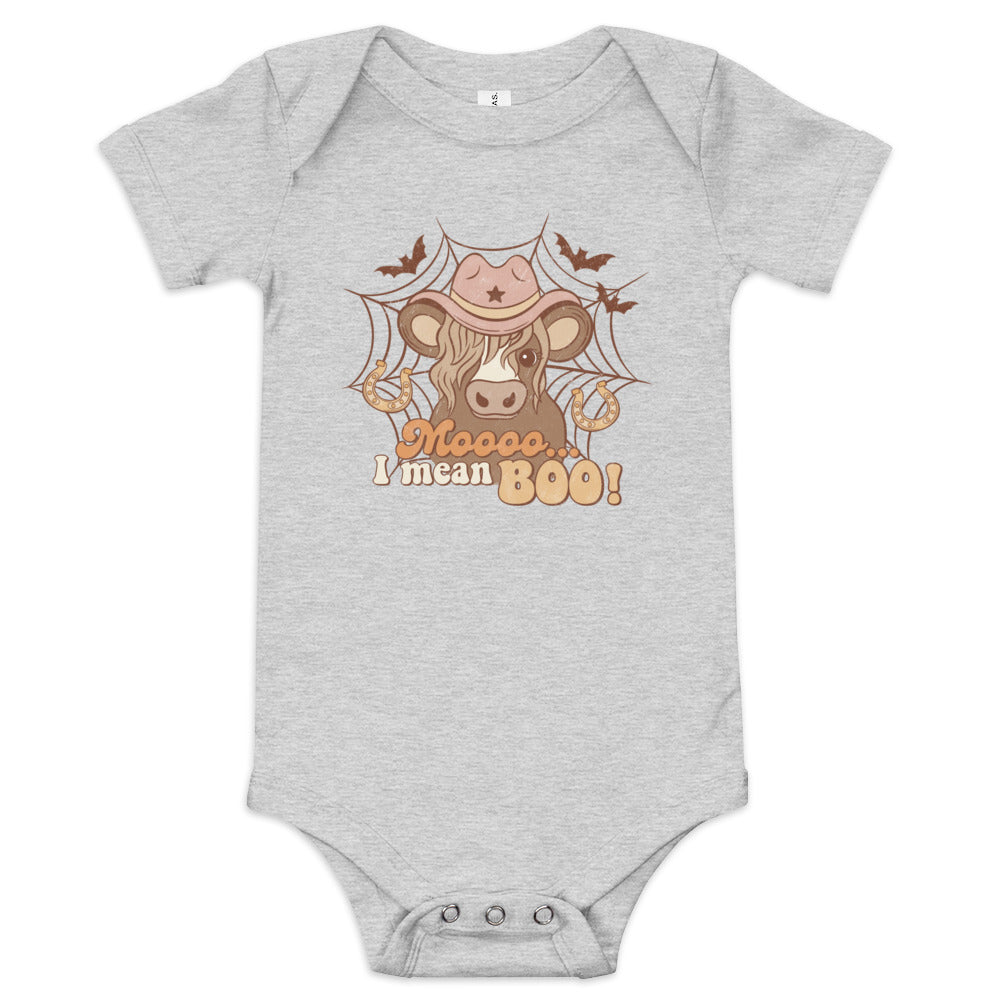 Moo Boo Baby Halloween Onesie