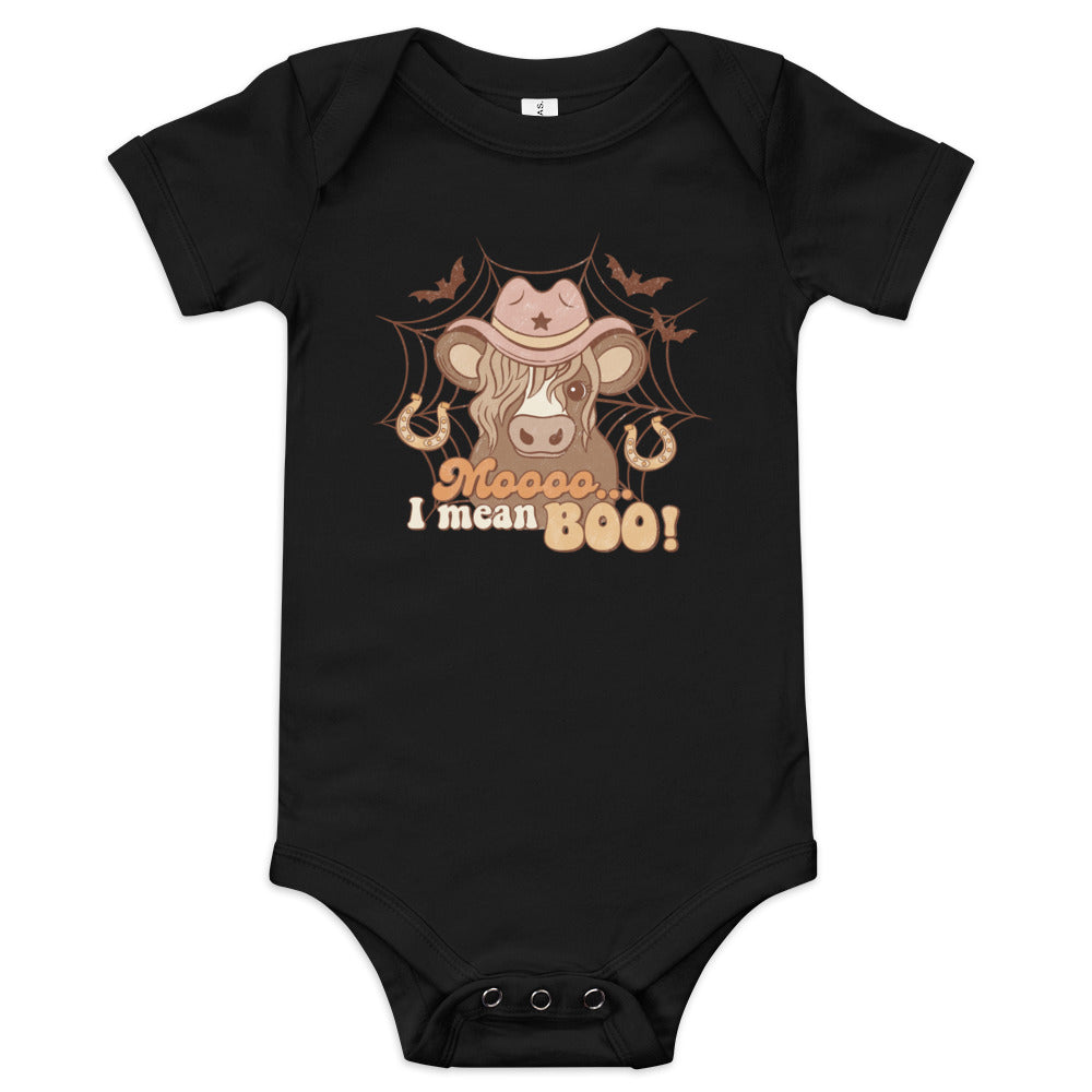 Moo Boo Baby Halloween Onesie