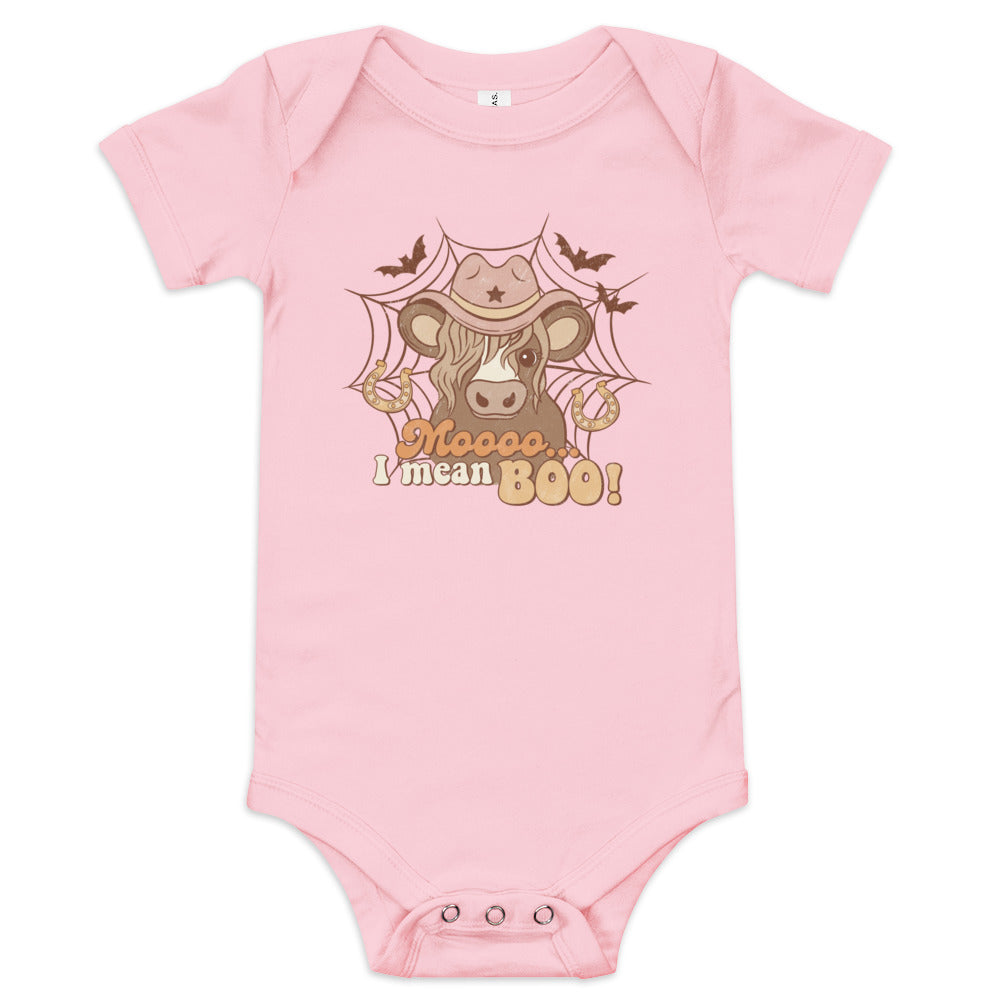 Moo Boo Baby Halloween Onesie