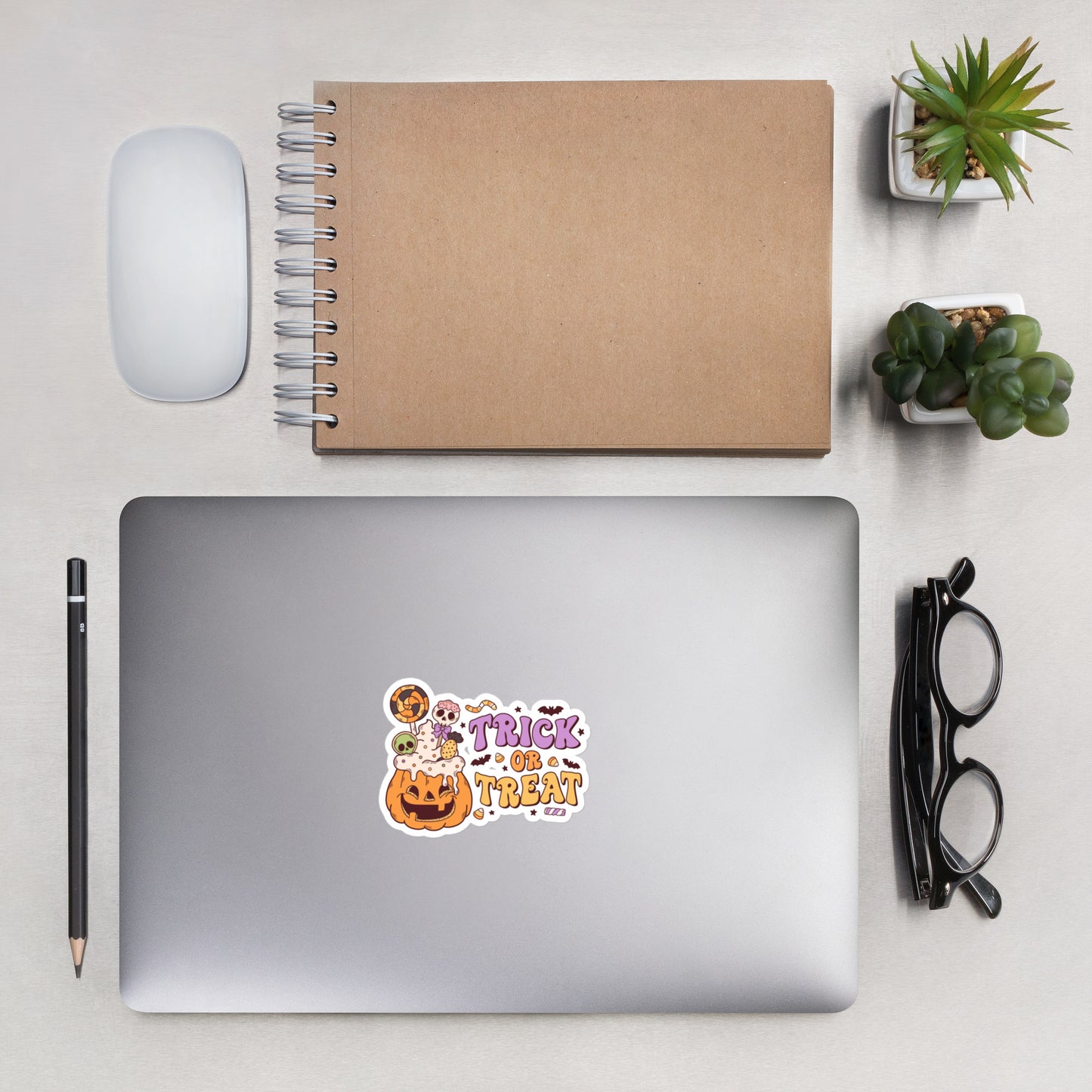 Trick-or-Treat Vinyl Sticker