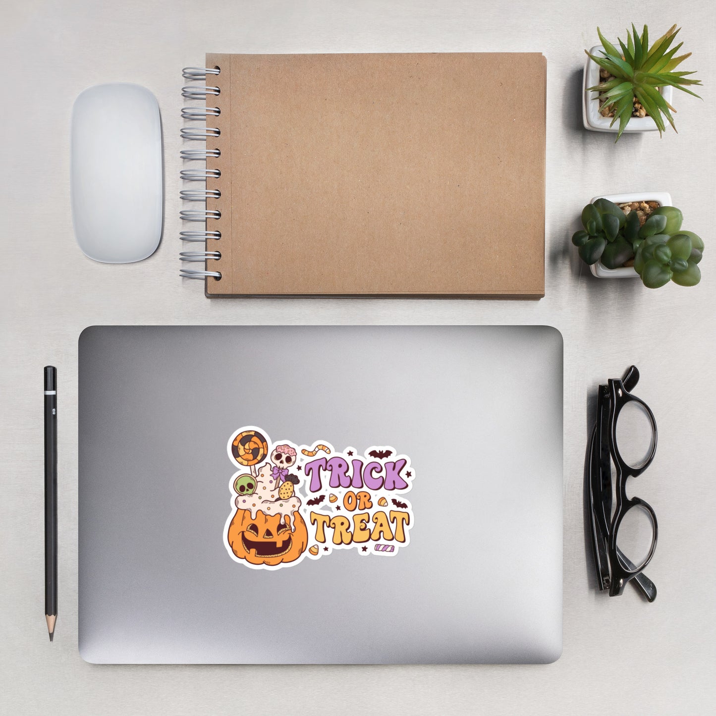 Trick-or-Treat Vinyl Sticker