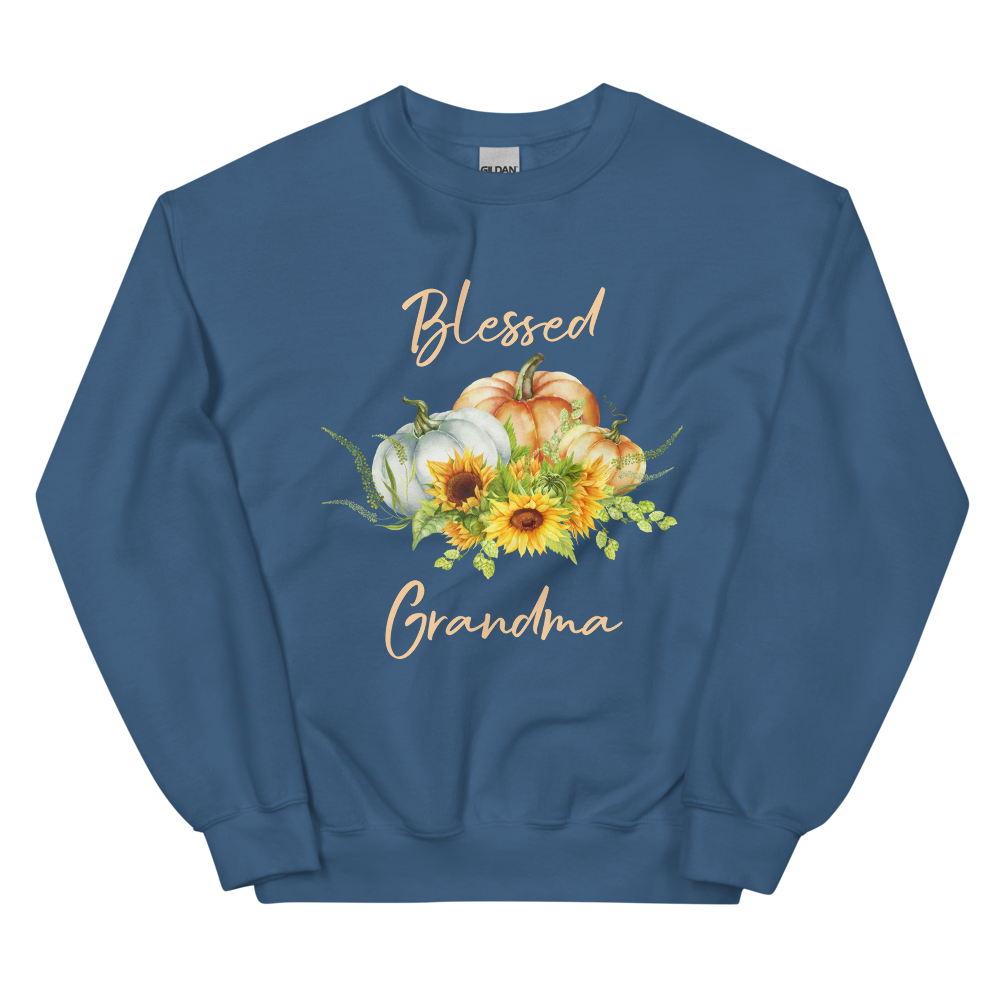 Blessed Grandma Pumpkin Sweatshirt