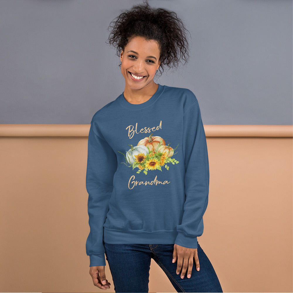 Blessed Grandma Pumpkin Sweatshirt