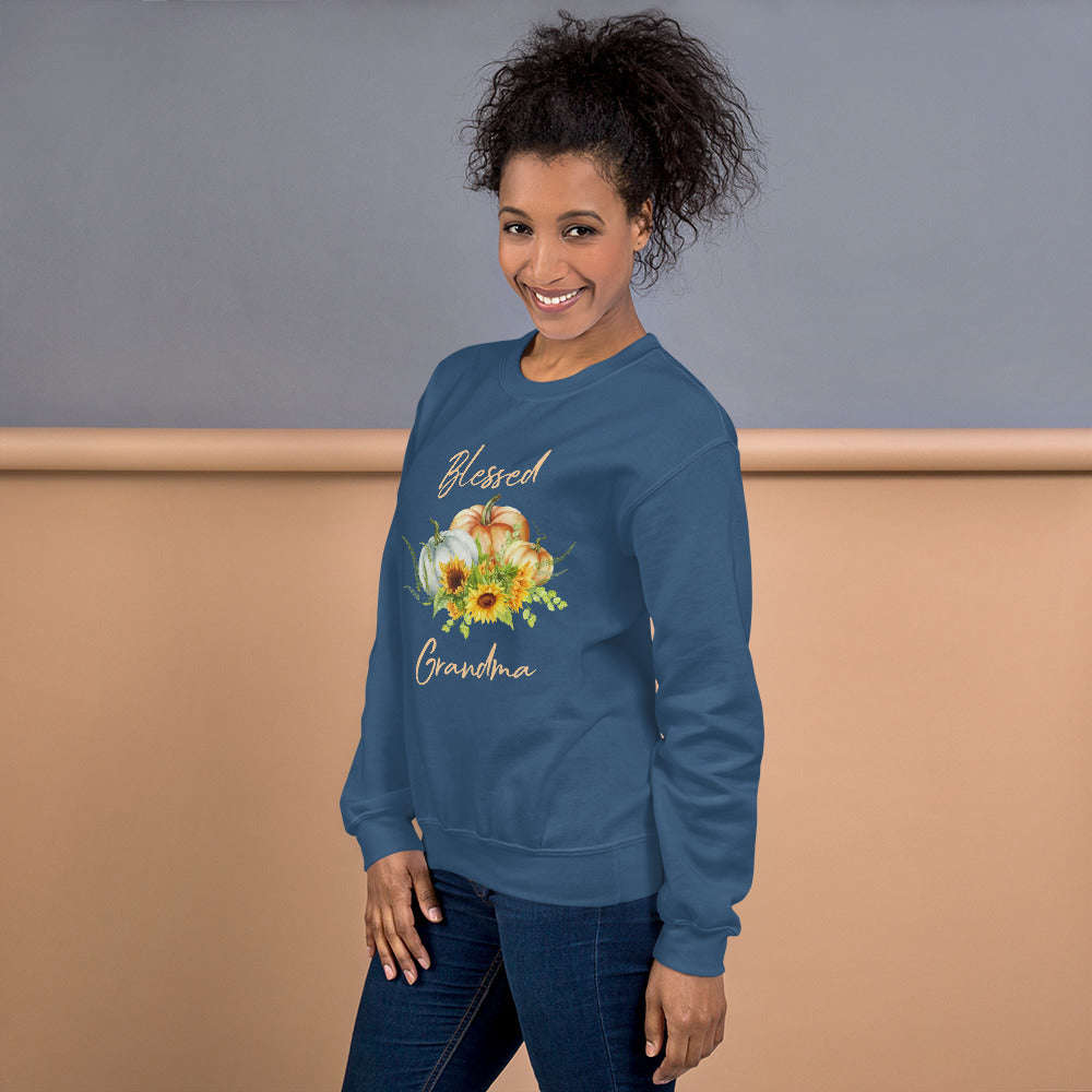 Blessed Grandma Pumpkin Sweatshirt