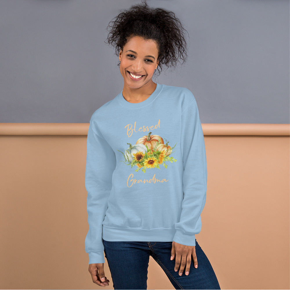 Blessed Grandma Pumpkin Sweatshirt