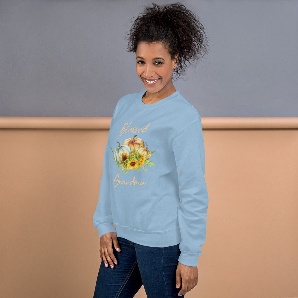 Blessed Grandma Pumpkin Sweatshirt