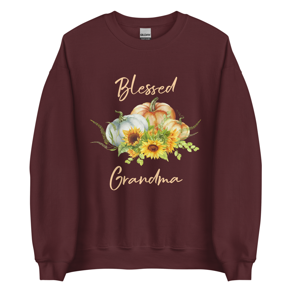 Blessed Grandma Pumpkin Sweatshirt