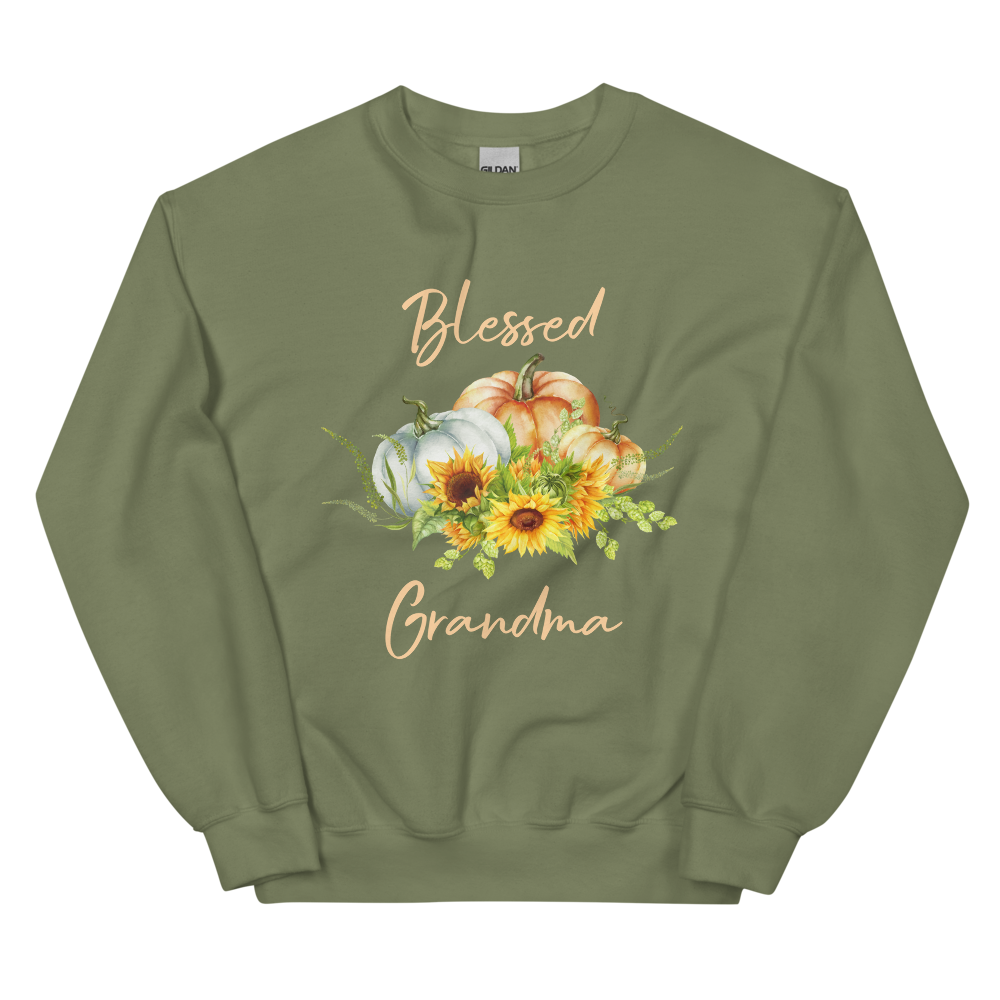 Blessed Grandma Pumpkin Sweatshirt