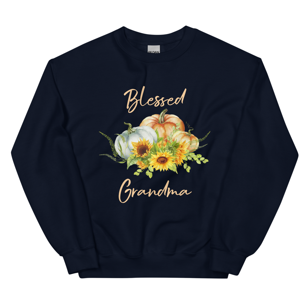 Blessed Grandma Pumpkin Sweatshirt