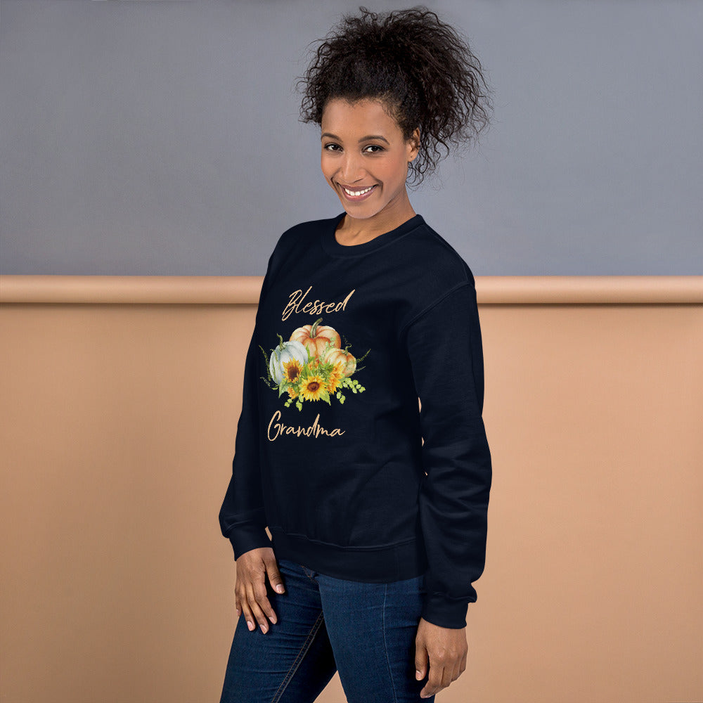 Blessed Grandma Pumpkin Sweatshirt