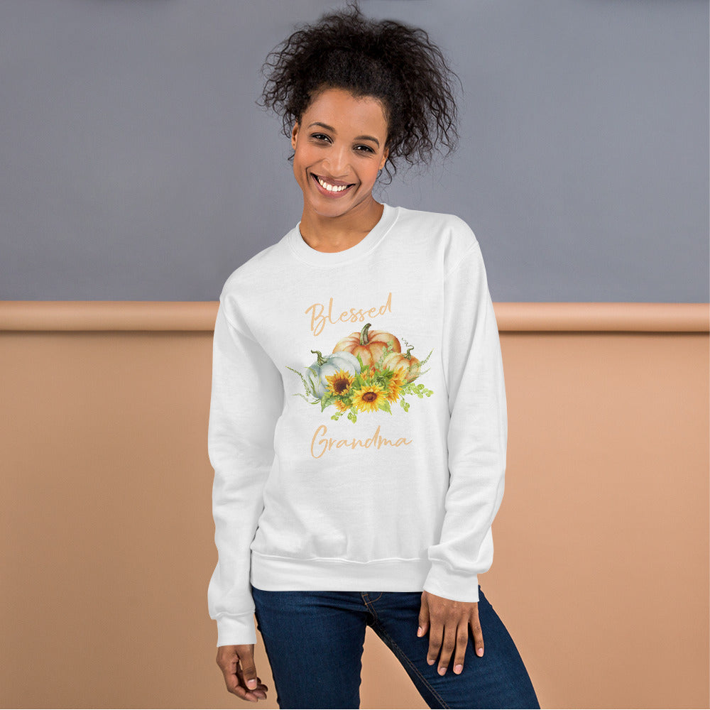 Blessed Grandma Pumpkin Sweatshirt