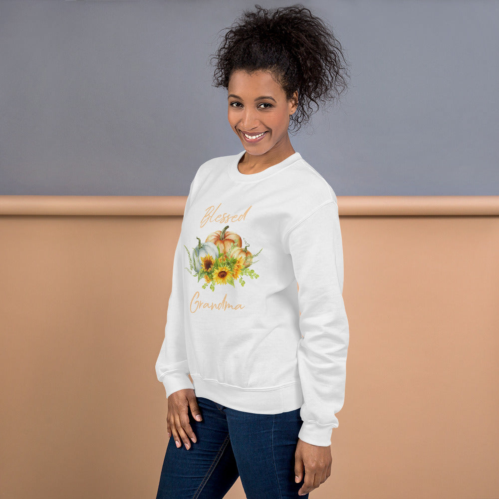 Blessed Grandma Pumpkin Sweatshirt