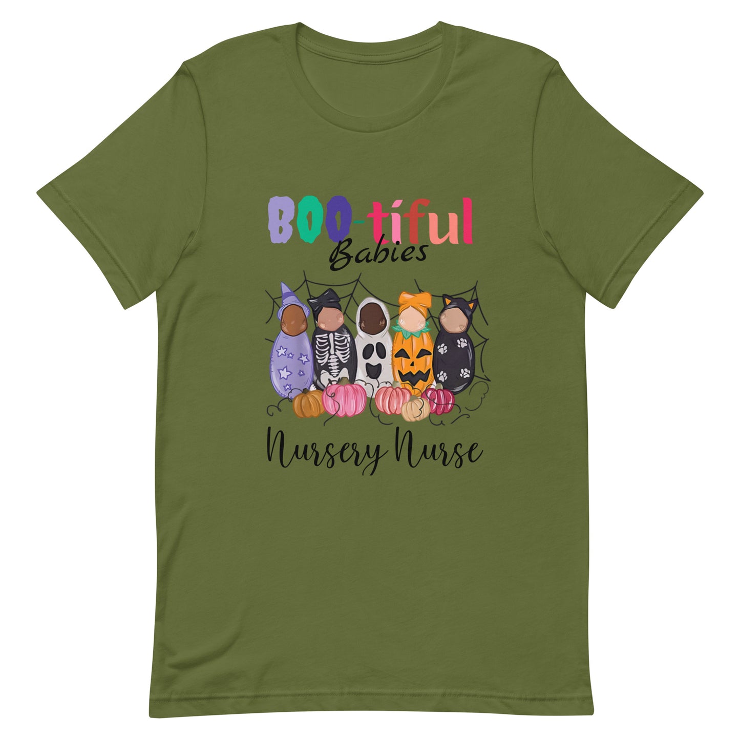 Nursery Nurse Boo-tiful Halloween T-shirt